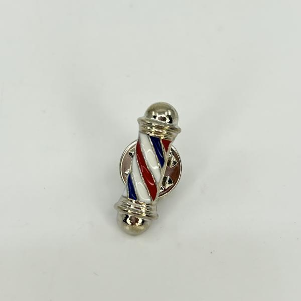 BROCHE PRENDEDOR FIGURA POLO PLATEADO