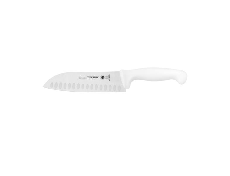 CUCHILLO MASTER CARNICERO 7" 18CM ACERO CON MANGO BLANCO TRAMONTINA
