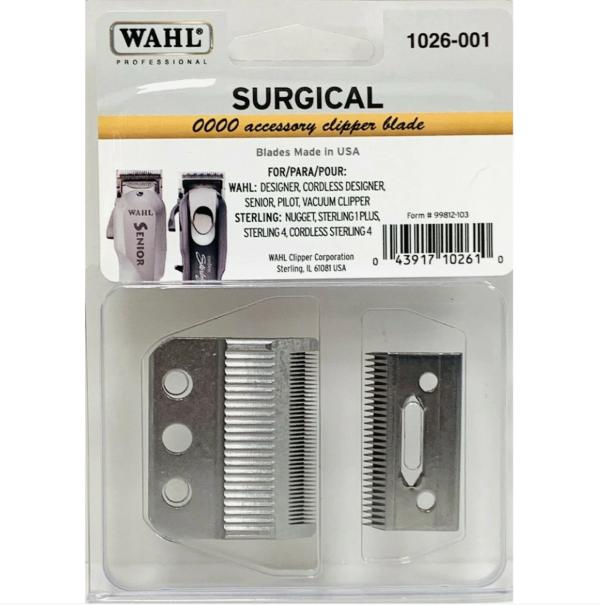 CUCHILLA RASURADORA 0000 SURGICAL 3 HUECOS WAHL