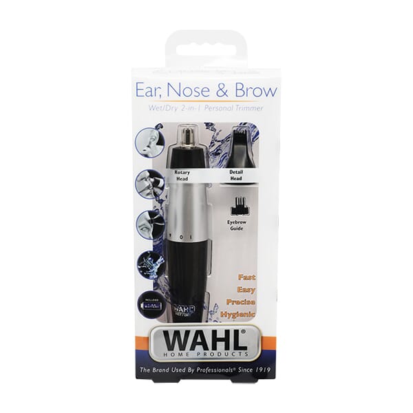 TRIMMER NASAL NEGRO WAHL INCLUYE 1 BATERIA AA