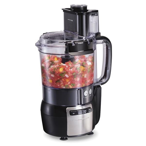 PROCESADOR ALIMENTOS BIG MOUTH 12 TAZAS 450W NEGRO HAMILTON BEACH