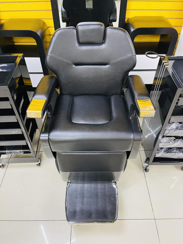 SILLA BARBERIA RECLINABLE NEGRO