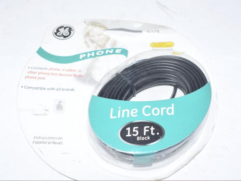 EXTENSION TELEFONO 15FT NEGRO