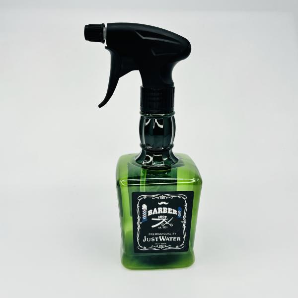 ROCIADOR PLASTICO CUADRADA CUELLO LARGO 500ML JUST WATER