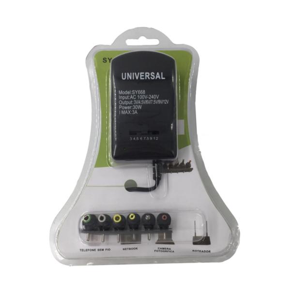 ADAPTADOR ELECTRICO UNIVERSAL 3-12V 3AMP 30W