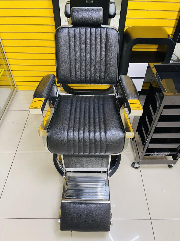 SILLA BARBERIA RECLINABLE NEGRO