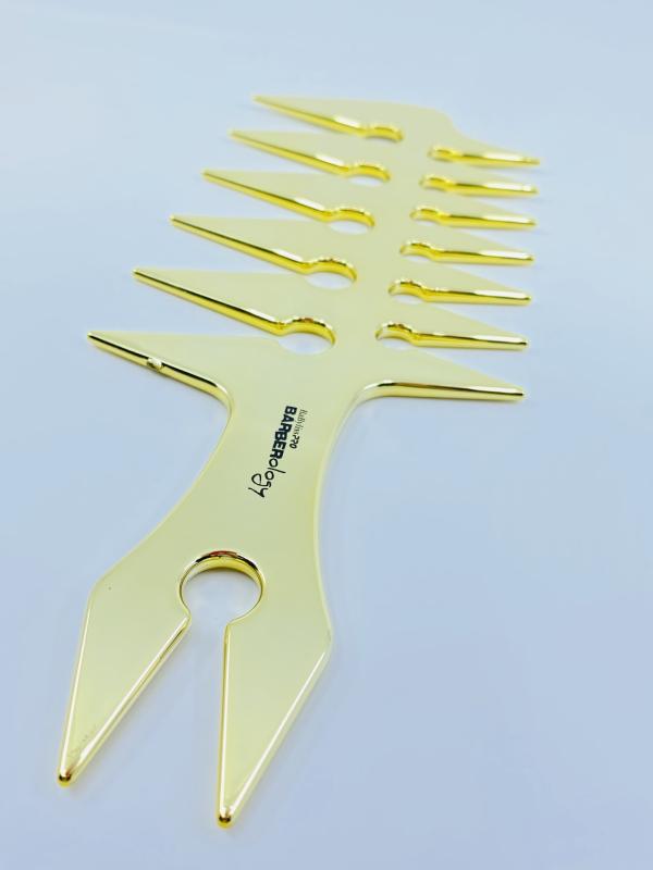 PEINE CABELLO PICOS ANCHOS DORADO BABYLISSPRO