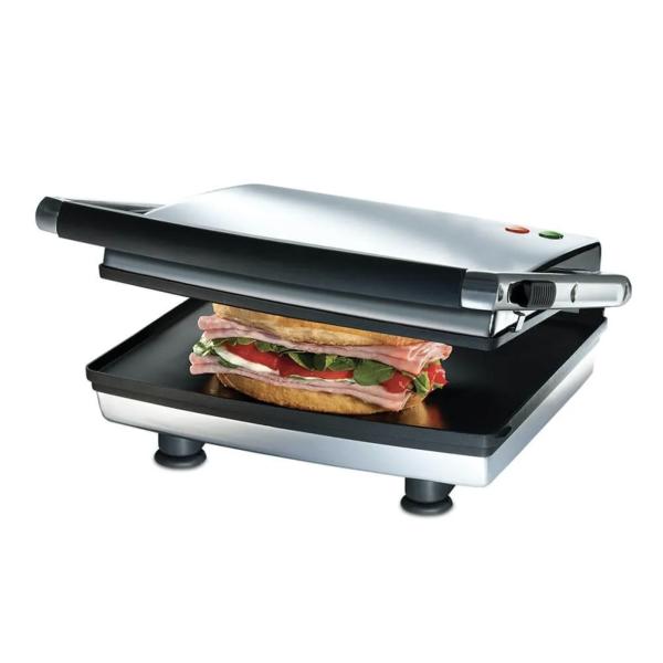 SANDWICHERA Y PLANCHA ACABADO EN ACERO OSTER