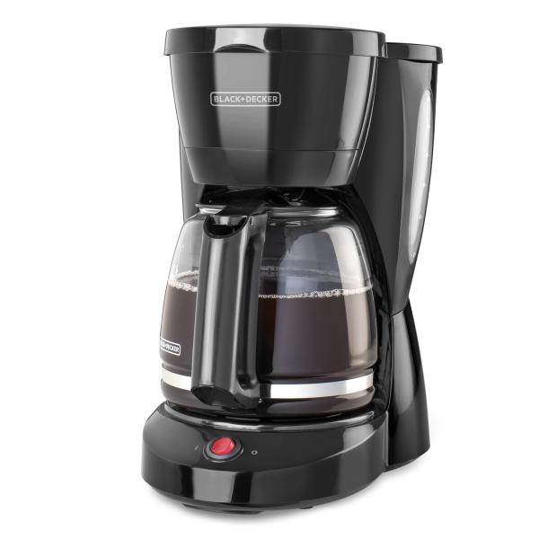 CAFETERA 12T CON FILTRO Y ANTIGOTEO NEGRO BLACK + DECKER