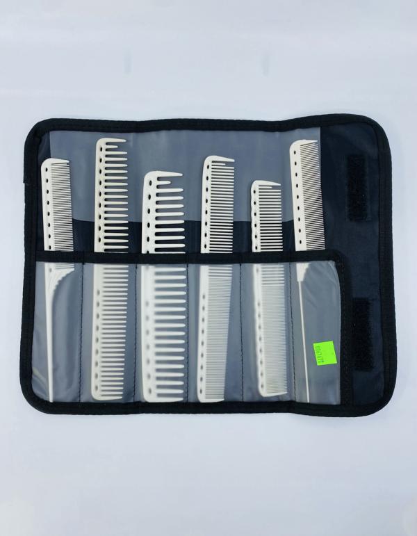 SET PEINES 6 PZ C/ESTUCHE BLANCO