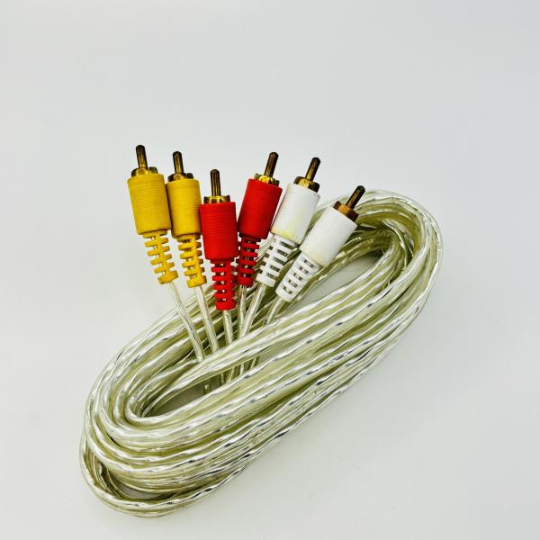 EXTENSION AUDIO/VIDEO 3RCA A 3RCA 3.5MT