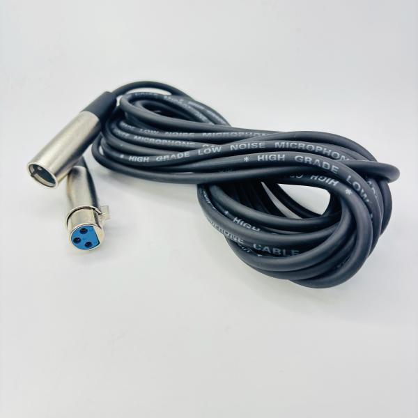 EXTENSION MICROFONO XLR F A XLR M 6MT NEGRO