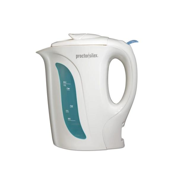 HERVIDOR AGUA ELECTRICO 1 LITRO BLANCO PROCTOR SILEX