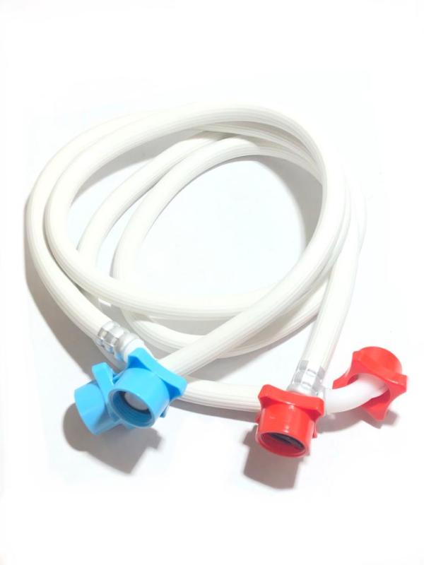 KIT MANGUERA LLENADO LAVADORA LG AUTOMATICA AZUL/ROJA