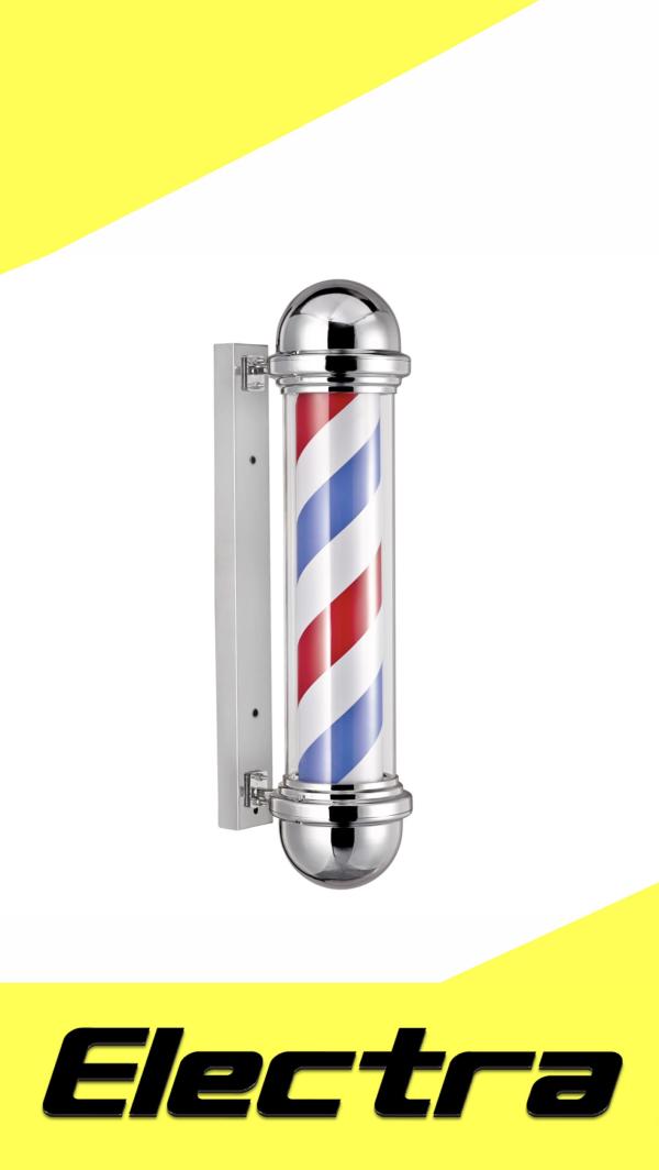 POLO BARBERIA ELECTRA PREMIUM AZUL/ROJO PLATEADO