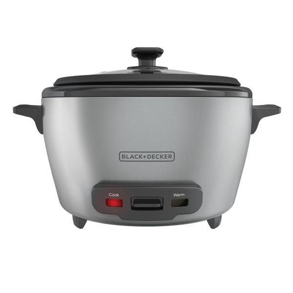 OLLA ARROCERA 10 TZ CON VAPORERA PLATEADO BLACK+DECKER