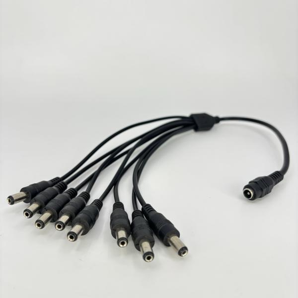 CABLE SPLITTERS 1 EN 8 NEGRO NETCOM
