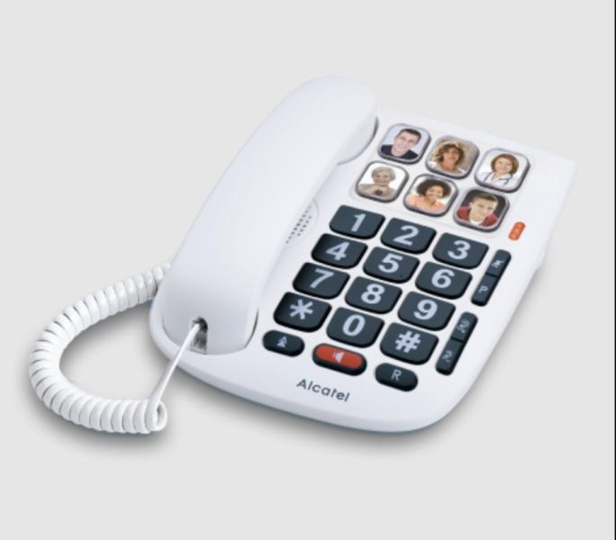 TELEFONO MESA ALTA VOZ BLANCO ALCATEL