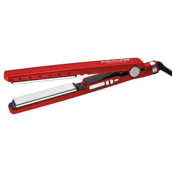 PLANCHA CABELLO 1-1/4" NANO TITANIUM ROJO EDICION LIMITADA BABYLISSPRO
