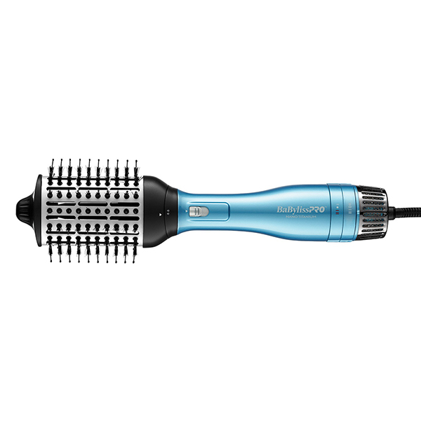 CEPILLO CABELLO HOT AIR STYLING TITANIO 2.75" / 69MM AZUL 2 EN 1