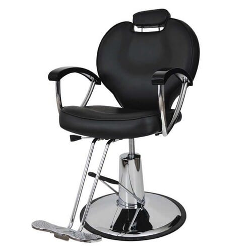 SILLA BARBERIA RELAX RECLINABLE NEGRO BICIANA