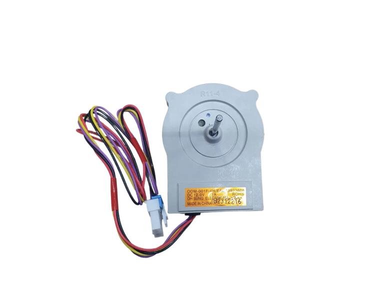 MOTOR EVAPORADOR REFRIGERADORA 12V 1A 4 LINEAS EJE 4.5CM LG