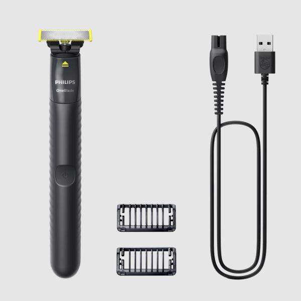 RASURADORA DESTRONCADORA INALAMBRICA FACIAL ONE BLADE 2 GUIAS PHILIPS