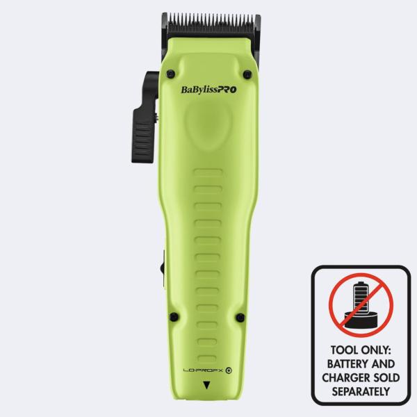 RASURADORA CORTADORA PROFESIONAL INALAMBRICA LO PROFX FXONE BABYLISSPRO VERDE NEON (SOLO RASURADORA BATERIA SE VENDE POR SEPARADO)