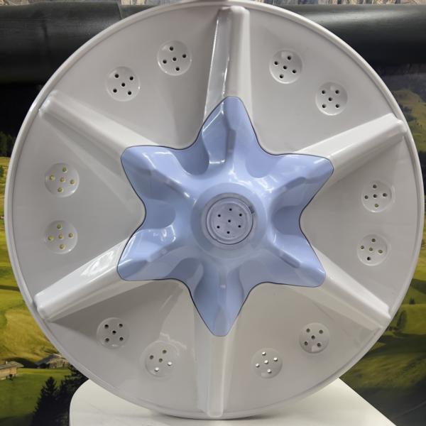 PLATO AGITADOR LAVADORA AUTOMATICA CUADRO MIDE 42CM FUNCIONA DAEWOO TELSTAR CENTRO FLOR
