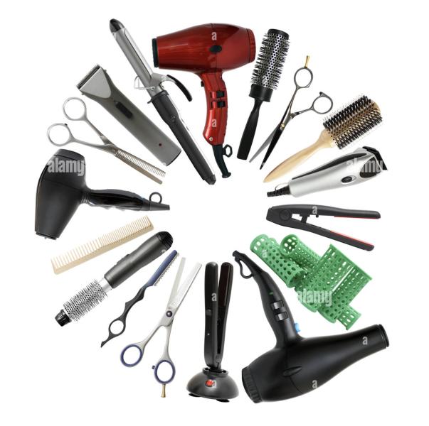 ACCESORIOS DE BARBERIA Y BELLEZA CAJON