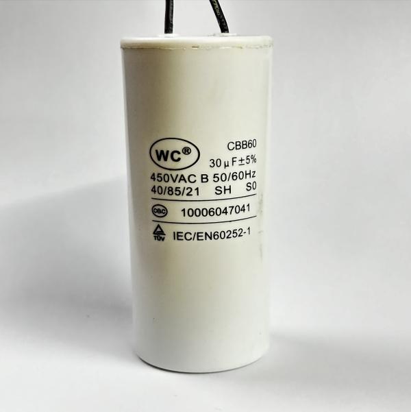 CONDENSADOR 30MF 450VAC CON CABLE