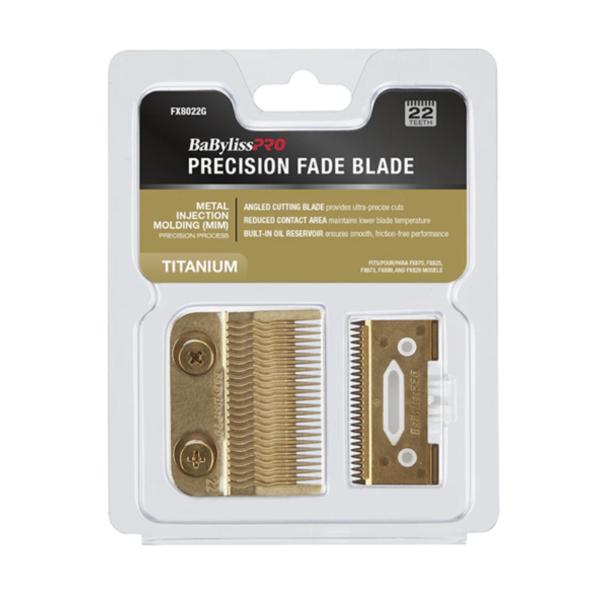 CUCHILLA RASURADORA TITANIO GOLD FX8022G BABYLISS