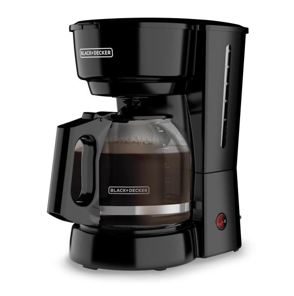 CAFETERA 12 TZ SIN FILTRO NEGRO BLACK + DECKER