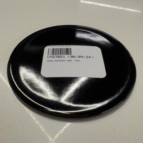CHAPA QUEMADOR MABE  72MM