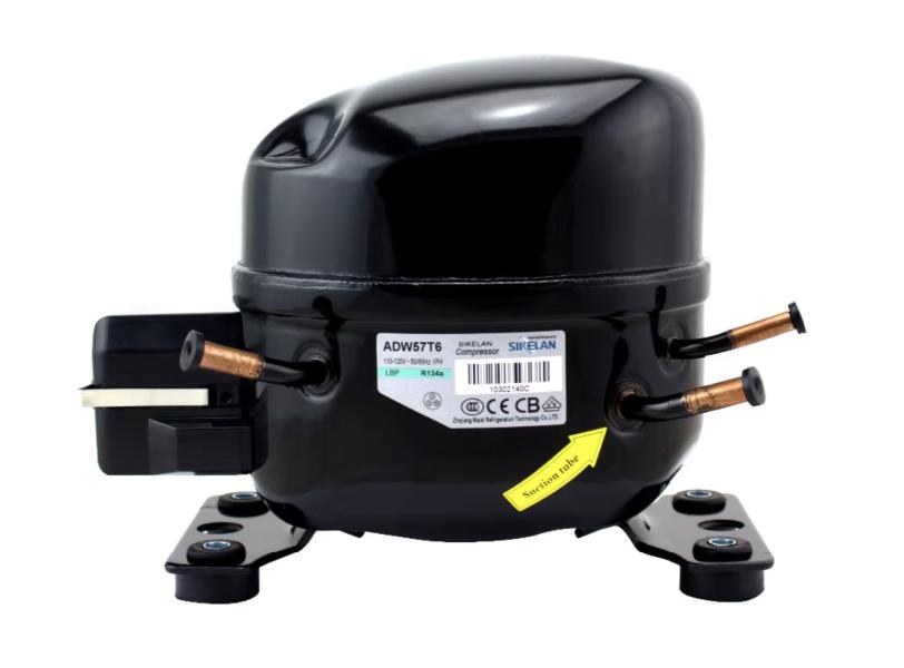 COMPRESOR 1/6 HP EN BAJA REFRIGERANTE R134A 130 WATTS SIKELAN