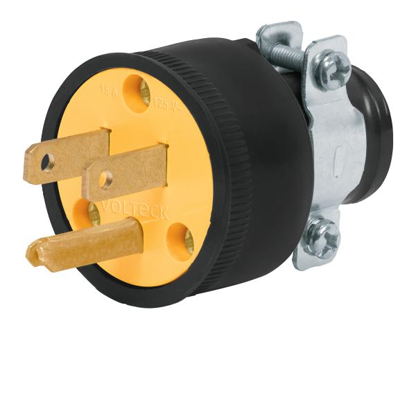 ENCHUFE POLARIZADO REFORZADO HULE VOLTECH TRUPER