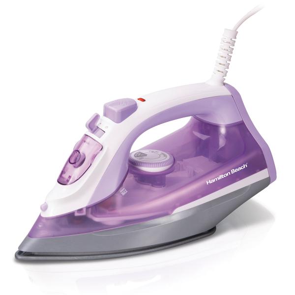 PLANCHA ROPA CON VAPOR MORADO HAMILTON BEACH