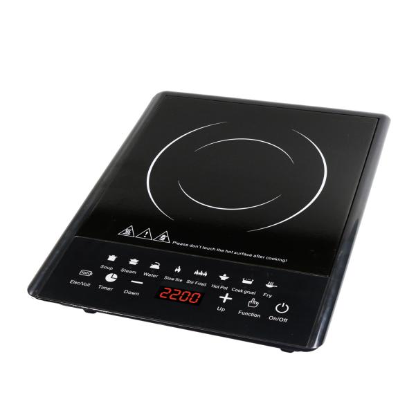 PLANTILLA INDUCCION 1 DISCO 110V 2000W NEGRO LOTUS