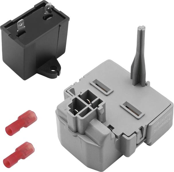 RELAY PROTECTOR TERMICO CON CAPACITOR 12MF WHIRLPOOL EMBRACO FRIGIDAIRE