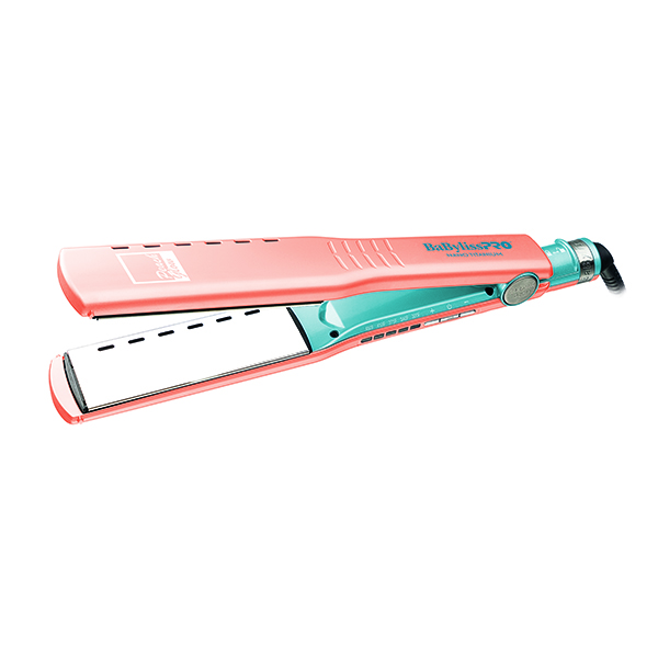 PLANCHA CABELLO 1-1/2" NANO TITANIUM PEACH GLOW DURAZNO BABYLISSPRO