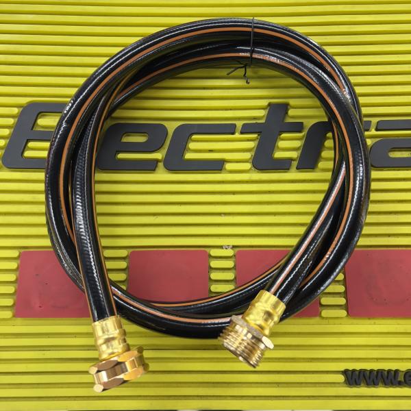 MANGUERA LLENADO AUTOMATICA EXTENSION 1.80MT 3/4" MACHO Y HEMBRA NEGRO