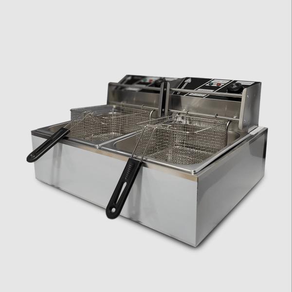 FREIDORA ELECTRICA 2 CANASTAS 20 LITROS 110V 5000W DOMESTICO ROYAL