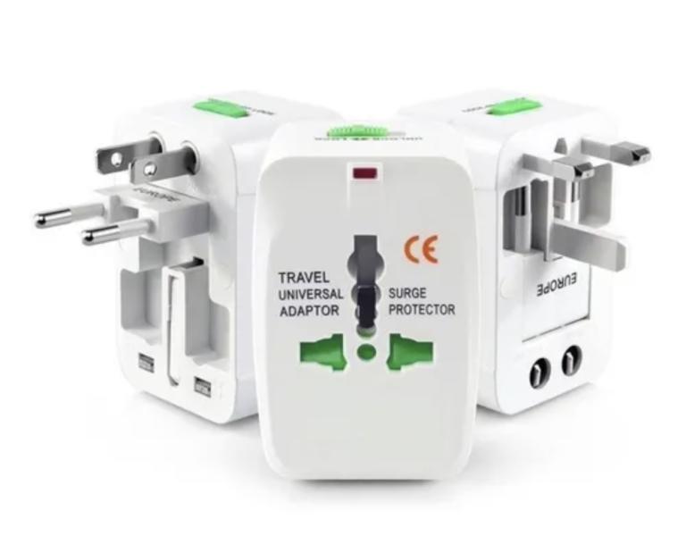 ADAPTADOR UNIVERSAL TODO EL MUNDO +150 PAISES 110V 6A 220V 13A GYNIPOT
