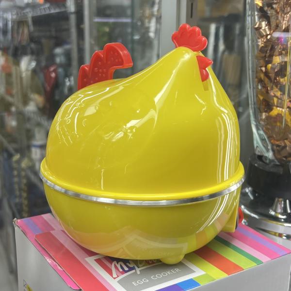 VAPORIZADOR DE 7 HUEVOS DISE&Ntilde;O GALLINA AMARILLO 110V ELECTRA