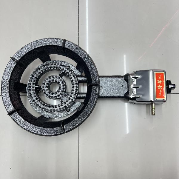 QUEMADOR 2 LLAMAS PARA WOK 21A PEQUE&Ntilde;O CON CHISPA MIDE 28.5CM ELECTRA