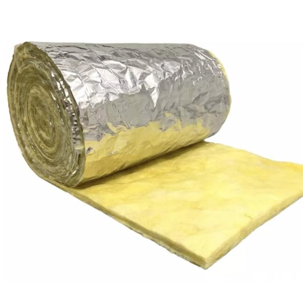 FIBRA HORNO VIDRIO CON ALUMINIO ROLLO COMPLETO 50CM X 30MT