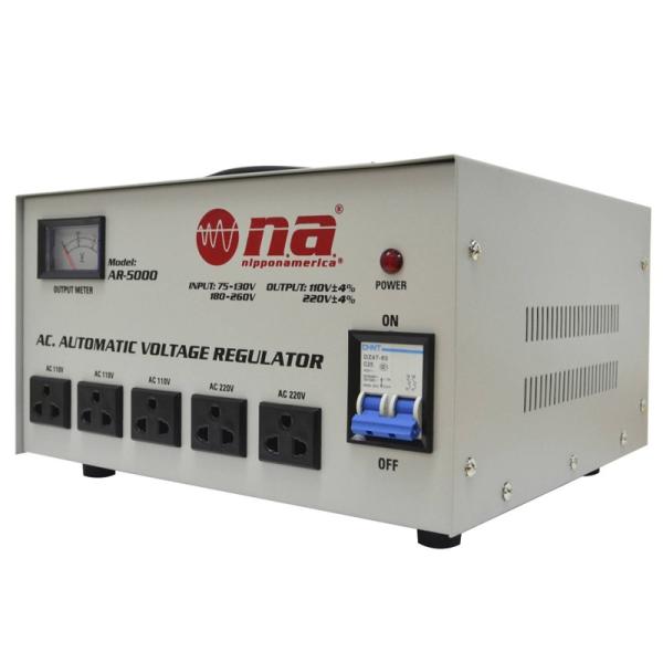 ESTABILIZADOR VOLTAJE 110/220V 5000W NIPPON AMERICA