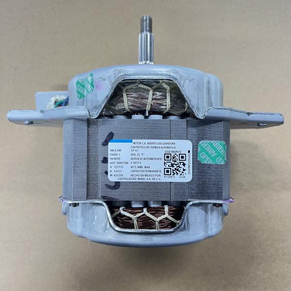 MOTOR LAVADORA AUTOMATICA 1/3HP 110V 3.5A 423W MABE